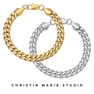 Smooth Cuban Bracelet (8mm Unisex)