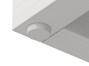 Nightstand with Charging Station,Farmhouse 25" End Tables with Barn Door Large Wood Sofa Side Table with Adjustable Storage Shelf for Bedroom,Drawing Room,Hallway,Antique White