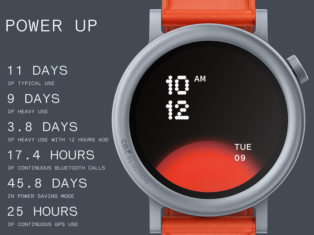 CMF Watch Pro 2 Smartwatch for Men and Women, Automatic Fitness Tracker with Heart Rate and SpO₂ Monitoring, 120 Sports Models, Bluetooth Calls with AI Noise Reduction Microphone, Portable Phone Functionality, Recceding Design, IP68 Waterproof GPS Outdo CMF Watch Pro 2 Smartwatch for Men and Women, Automatic Fitness Tracker with Heart Rate and SpO₂ Monitoring, 120 Sports Models, Bluetooth Calls with AI Noise Reduction Microphone, Portable Phone Functionality, Recceding Design, IP68 Waterproof GPS Outdo