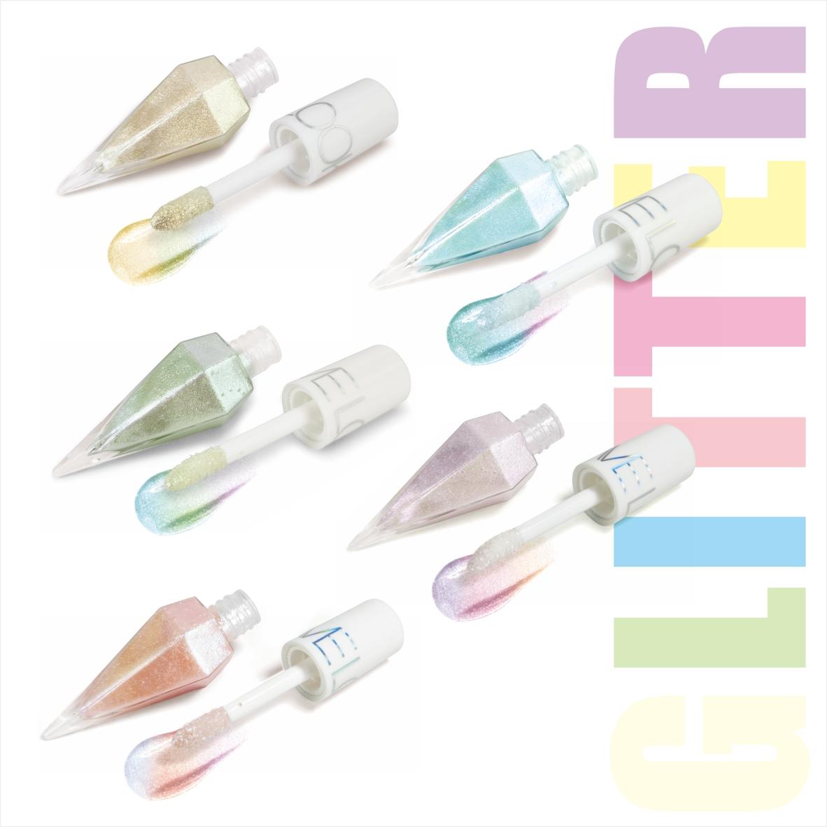 B&Q 5 PCS Glitter Diamond Liquid Eyeliner Set Waterproof Quick Drying,Long Lasting Shinmmering Makeup Glitter Eyeshadow Stick,Eye Cosmetic