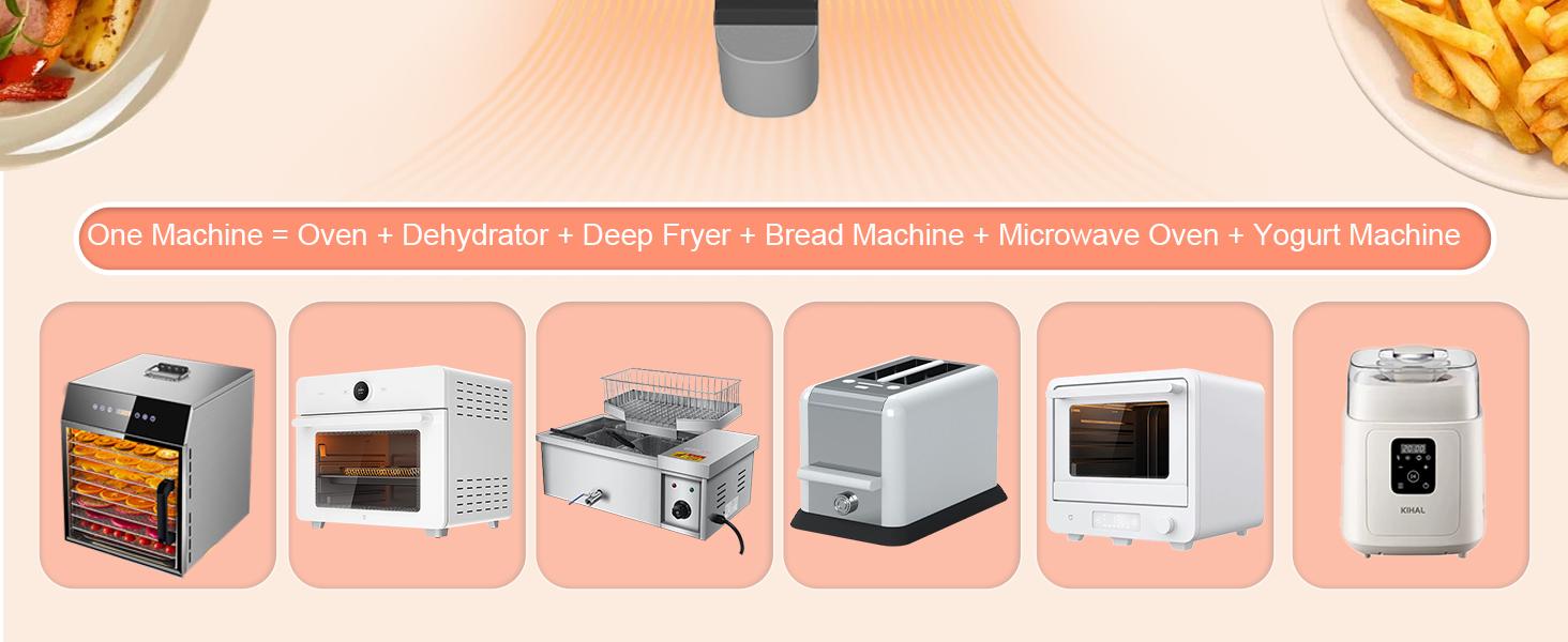 OSTBA 2.5QT/4.5QT Air Fryer for 1–2 People, Small Air Fryer with 6 Menu Options, Dual Knob Manual Temp & Timer, 3D Rapid Air Circulation, Nonstick & Dishwasher Safe Basket, Oil-Free Healthy Cooking OSTBA 2.5QT/4.5QT Air Fryer for 1–2 People, Small Air Fryer with 6 Menu Options, Dual Knob Manual Temp & Timer, 3D Rapid Air Circulation, Nonstick & Dishwasher Safe Basket, Oil-Free Healthy Cooking