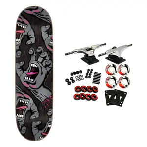 Santa Cruz Skateboard Complete Crowded Hand 9.0" x 32.15"