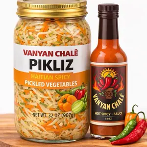 Vanyan Chale pikliz 32 oz Haitian hot spicy pepper