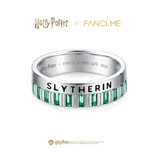 FANCIME x Harry Potter Slytherin House Silver Ring