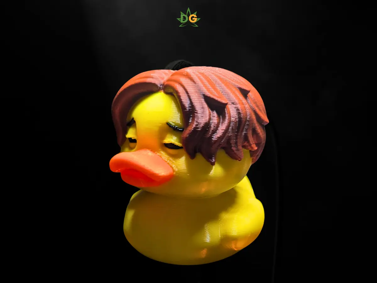Quack of Mind Ducky Death Statue - Modern Metal Desk Ornaments, Collectible Home Decor, Accessories for Home Office, Living Room Shelf Display (Valentines Day, Cyber Monday)