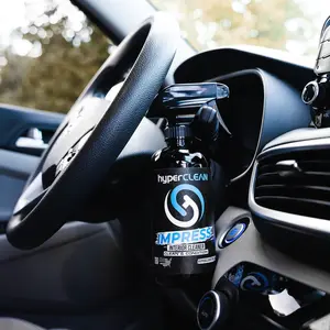 Hyperclean IMPRESS Interior and Protectant All-Purpose Multi-Surface Spray Cleaner for Car Dashboard & Door Panels Universal Protector Leather Cleaner