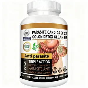 Candida Cleanse Detox - Gut & Colon Support (100 Capsules) - for Men & Women - Natural Herbs for Intestinal Detox - Cascara Sagrada, Senna Leaf Herb, Aloe Vera Leaf, Psyllium Husk Seed– Yeast Detox, Gut Health, Digestive & Immune Health