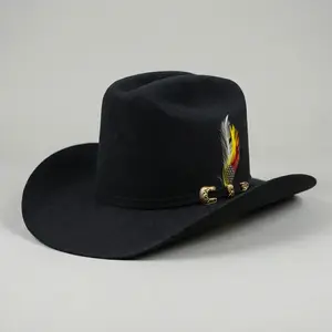 Tombstone Los Dos Carnales Black Tejana Hat El Viejón