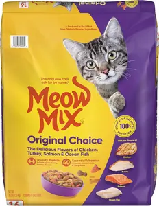 Meow Mix Original Choice Dry Cat Food, 16 Pound Bag