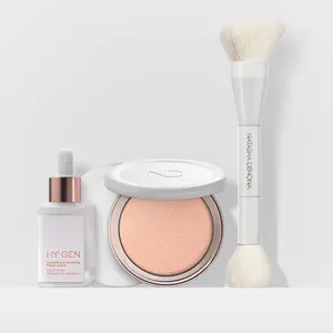 Glowing Skin Makeup Set - Highlighter Kit with Brush, Makeup Primer, and Face Primer for Radiant Complexion