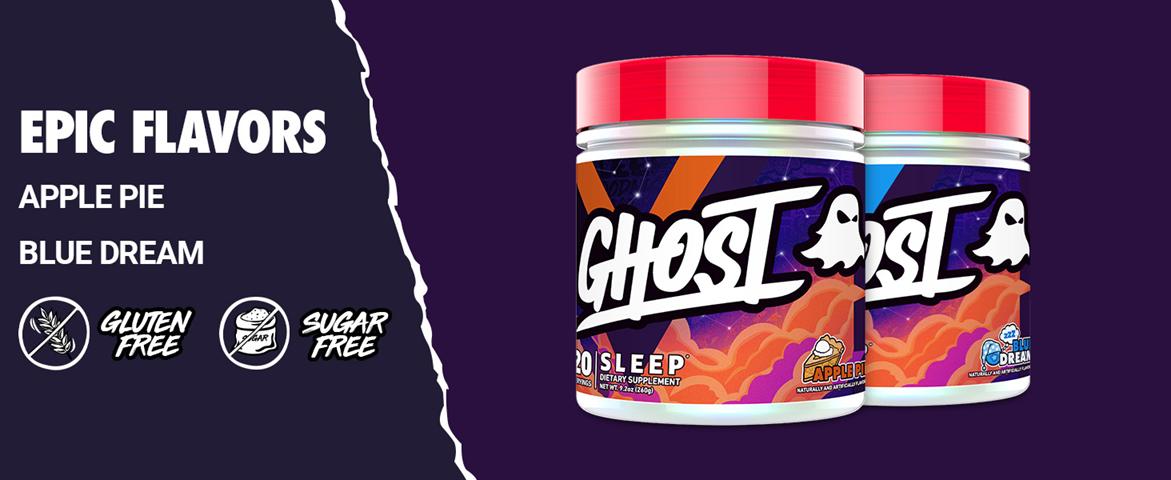 GHOST Sleep Dietary Supplement - Recovery & Rest with Premium Ingredients Including Melatonin, Colostrum & Ashwagandha – Supports Sleep Quality - Gluten-Free & Sugar-Free Healthcare Vitamin