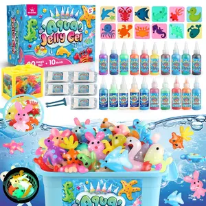 Magic Water Elf Toy Kit with Magic Gels, Molds - Imaginative Play, Christmas Gifts, Birthday Gifts, Party Favors, and Family-Friendly DIY STEM Projects