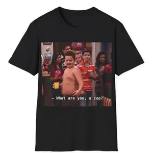 Gibby What are you a cop Unisex T-Shirt, Gibby Adult Casual T-Shirt Menswear Top Underwear Tshirt Streetwear Tropical 👑