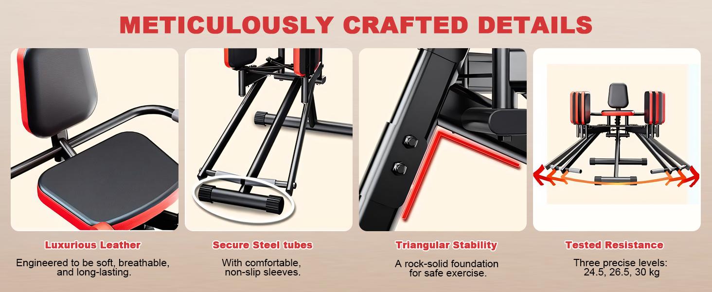 abductor machine,Hip trainer,Adjustable Glute Machine Exercise Equipment,Suitable For Home Gym,glute workout device Resistance Band Kegel,gym stuff Thigh and Pelvic Floor Trainer,gym stuff,at home gym equipment