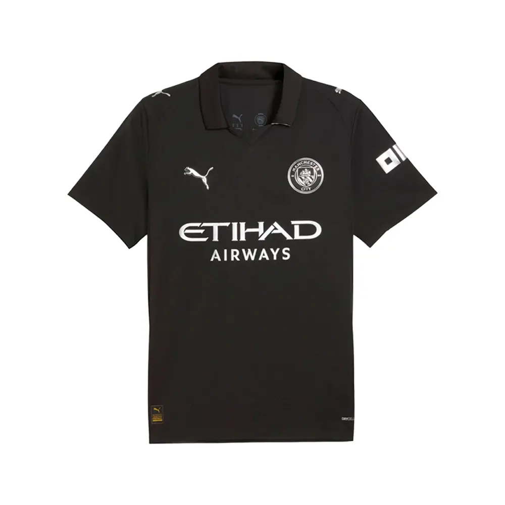 PUMA Mens Manchester City 2526 Away Replica Jersey Casual - Black