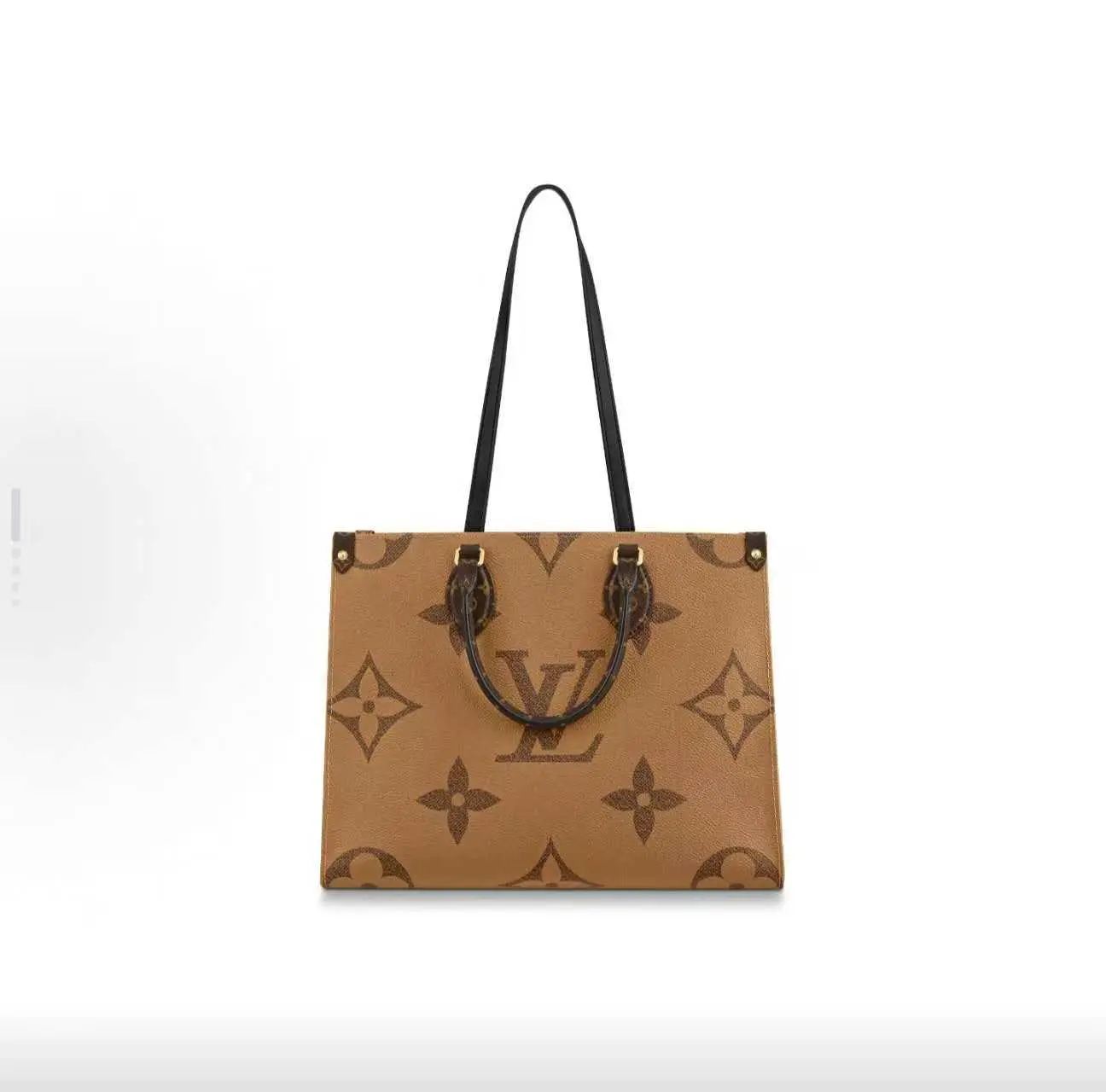 Pre-owned Louis Vuitton cc OnTheGo MM Black Tote Bag with Shoulder Strap