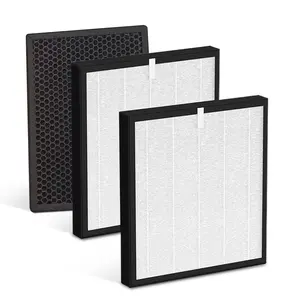 TZ-K2 Replacement Filter Compatible with ToLife Air Puri-Fier Filter TZ-K2-A, 3-in-1 H13 HEPA with Activated Carbon and Pre-Filter, 2 Pack