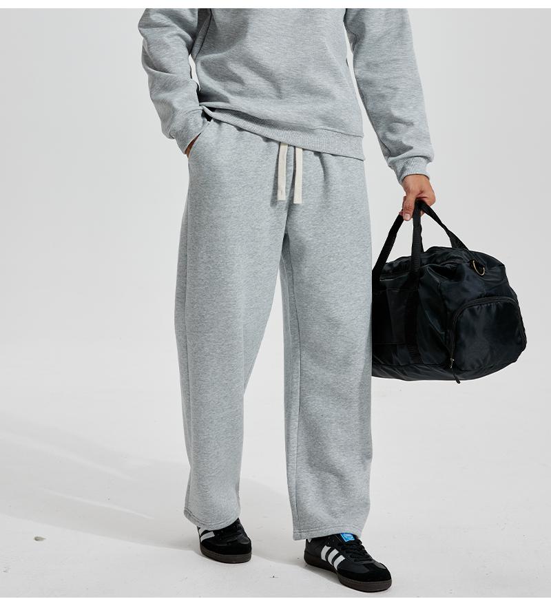 Men's   Sweatpants Oversize  Waist Casual Loose Pants for Fall  School Season Daily Wear Stylish Menswear Drawstring