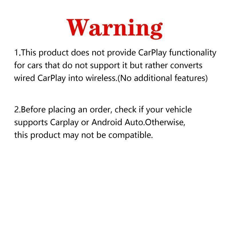 【Yurnlv】 New 2026 CarPlay wireless CarPlay adapter for iPhone/Android, Orange, hands-free calls, wireless adapter, electronic charger, CarPlay adapter 【Yurnlv】 New 2026 CarPlay wireless CarPlay adapter for iPhone/Android, Orange, hands-free calls, wireless adapter, electronic charger, CarPlay adapter