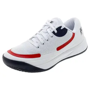 Men's Quick Ace Tennis Shoes White and Navy