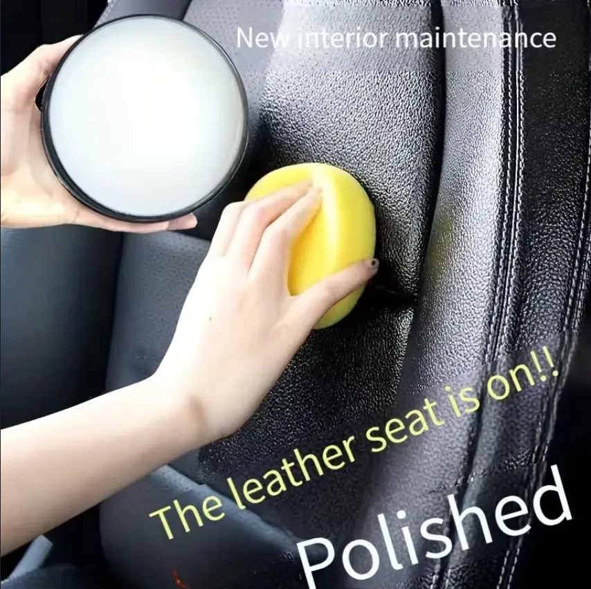 Car leather Care Cleaning Cream Car interior Cleaning Cream leather Bags leather Shoes Cleaning Multiple Uses