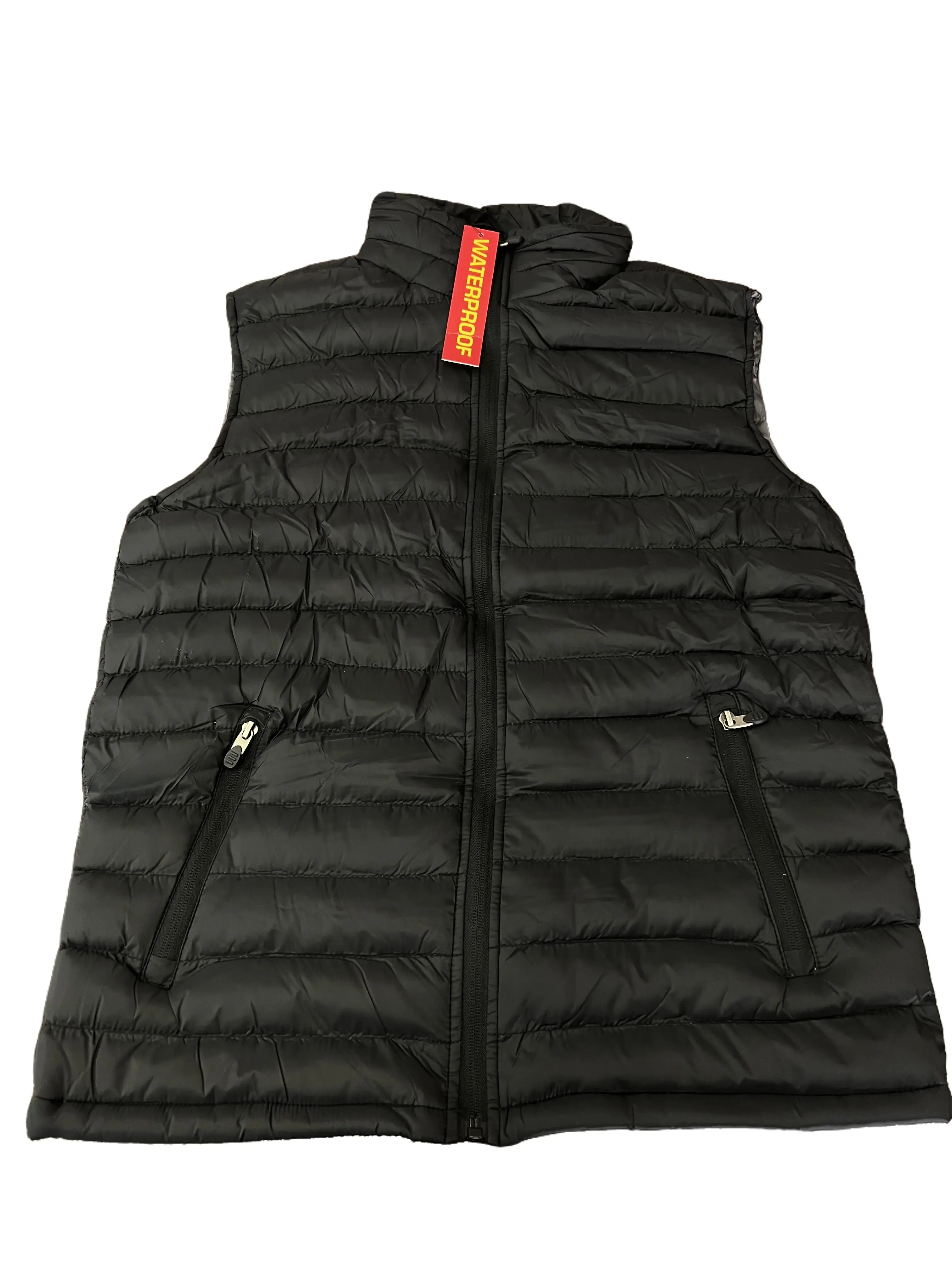 Rodeo Sleeveless Puffer Jacket- Black