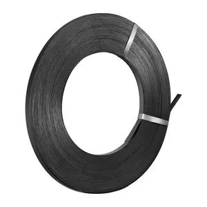 【FathersDayGift】VEVOR Steel Strapping Coil, 3/4 in x 0.02 in x 1640 ft, Metal Strapping Banding Roll Withstands Harsh Environment, 1700 lbs Break Strength, Heavy Duty Banding Pallet Strap Coil for Pallet Packing
