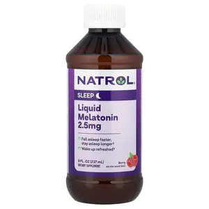 Natrol Liquid Melatonin, Berry, 2.5 mg, 8 fl oz (237 ml) Natrol Liquid Melatonin, Berry, 2.5 mg, 8 fl oz (237 ml)