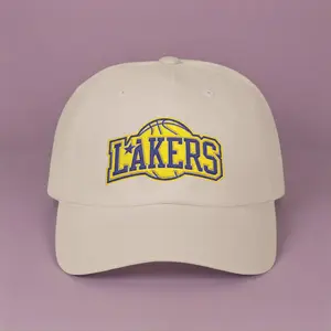 Lakers Embroidered Dad Cap