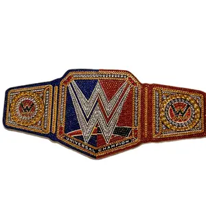 WWE Universal Champion Belt Diamond Art wall decoration.