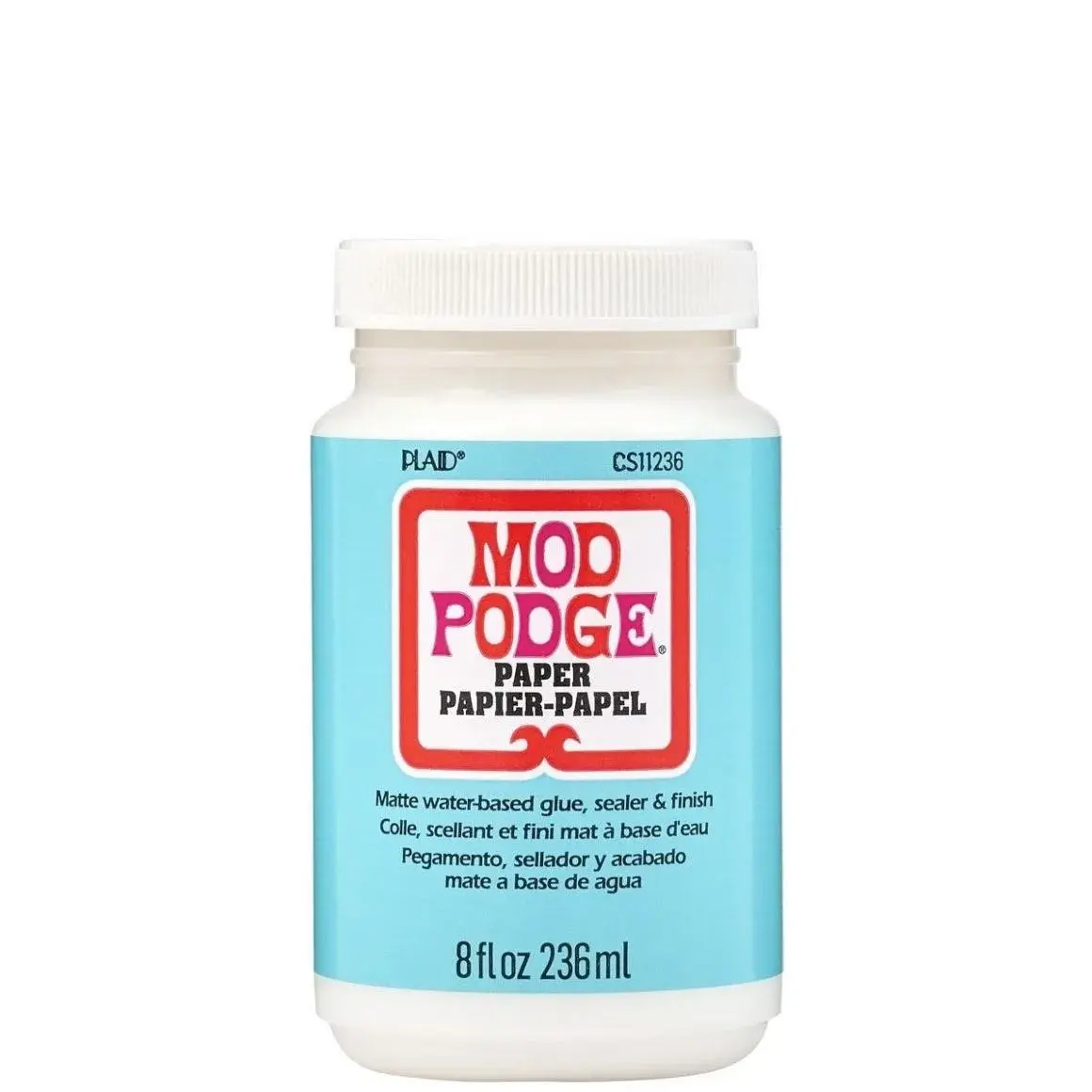 Mod Podge ® Paper - Matte, Non-Toxic Quick-Drying All-In-1 Sealant, Smooth Glue for Decoupage Use (Home Decor & Tapestry Craft Supplies)