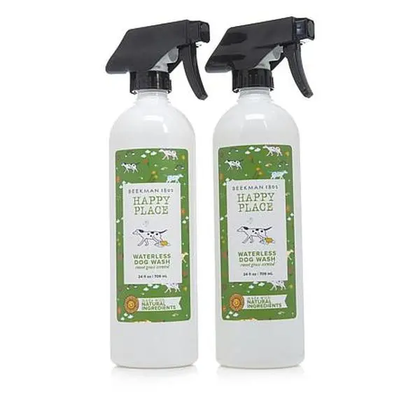 Beekman 1802 Happy Place Waterless Shampoo for Dogs 2-pack