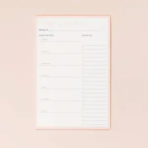 Magnetic Meal Planner Notepad