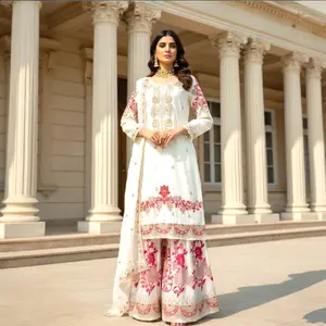 Heavy party wear garara set