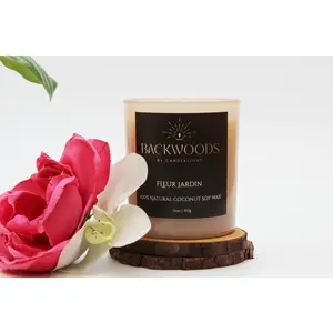 Fleur Jardin All Natural Wooden Wick Candle