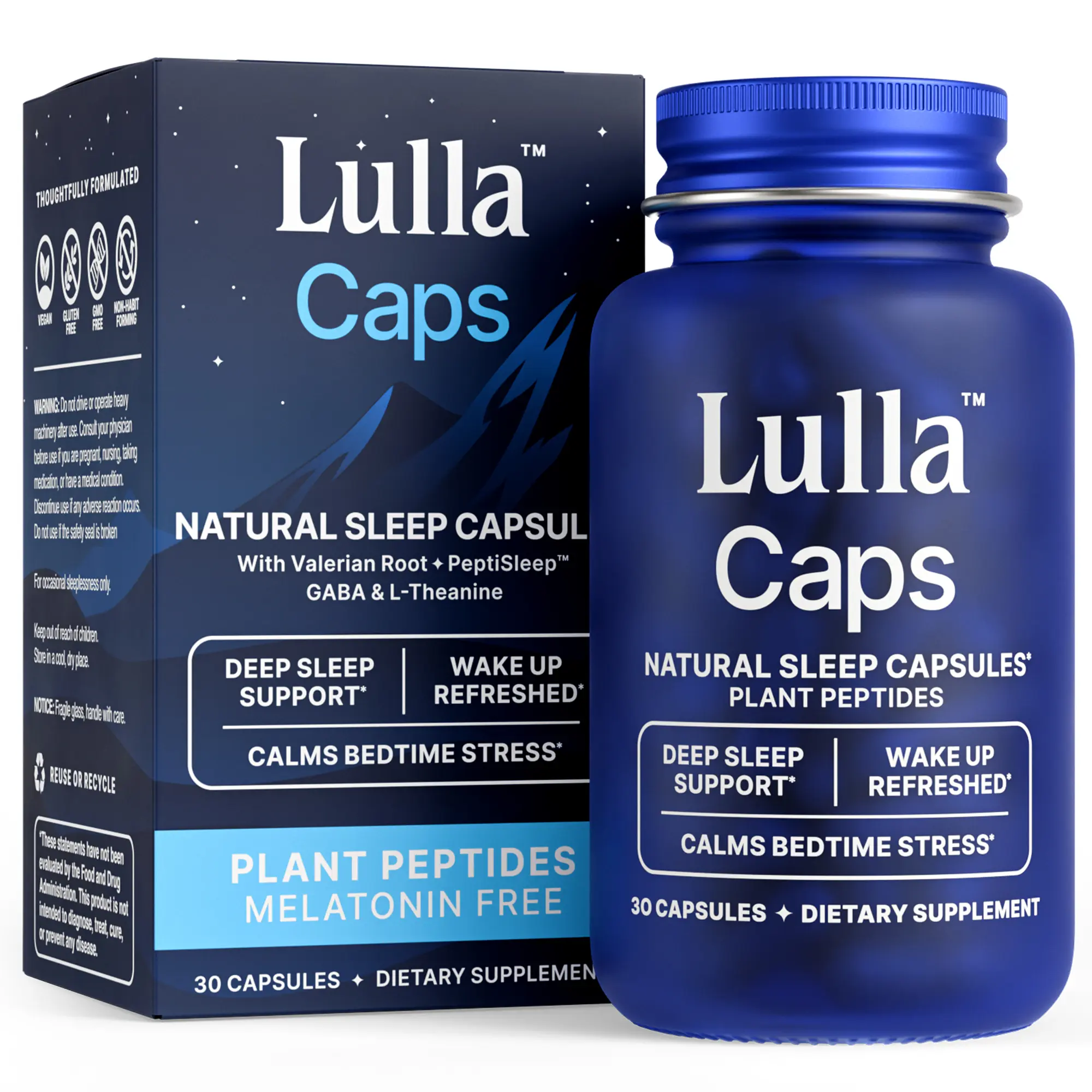 Lulla Sleep Support Capsules (Melatonin-Free)