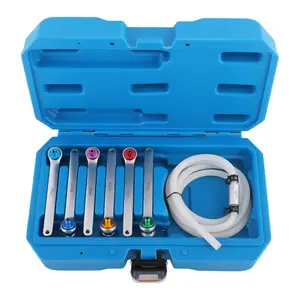 Valve Brake Oil Clutch Bleeder Hose Kit 12 Point 7mm-12mm Wrench Check