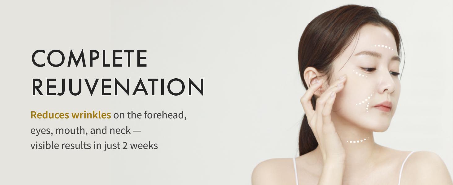 REJURAN Dual Effect Ampoule, DOT DUAL c-PDRN - Rejuvenating Face Serum for Radient Glass Skin, Wrinkle and Fine Line Treatment, Firming, and Deep Hydration, Korean Skincare (1.69 fl oz)