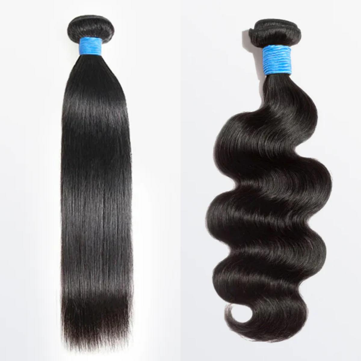 [Ashine] Hair 10A Straight/Body Wave Brazilian Virgin Human Hair Bundles 10 To 30 Inch 100% Unprocessed Straight Weave Hair Human Bundles
