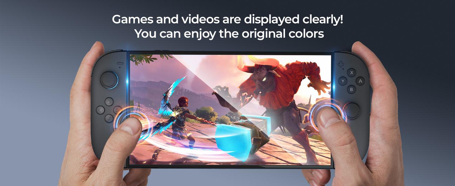 HEYSTOP Switch 2 HD Tempered Glass Screen Protector [4-Pack] - Anti-Scratch, Eye Protection & Easy Installation