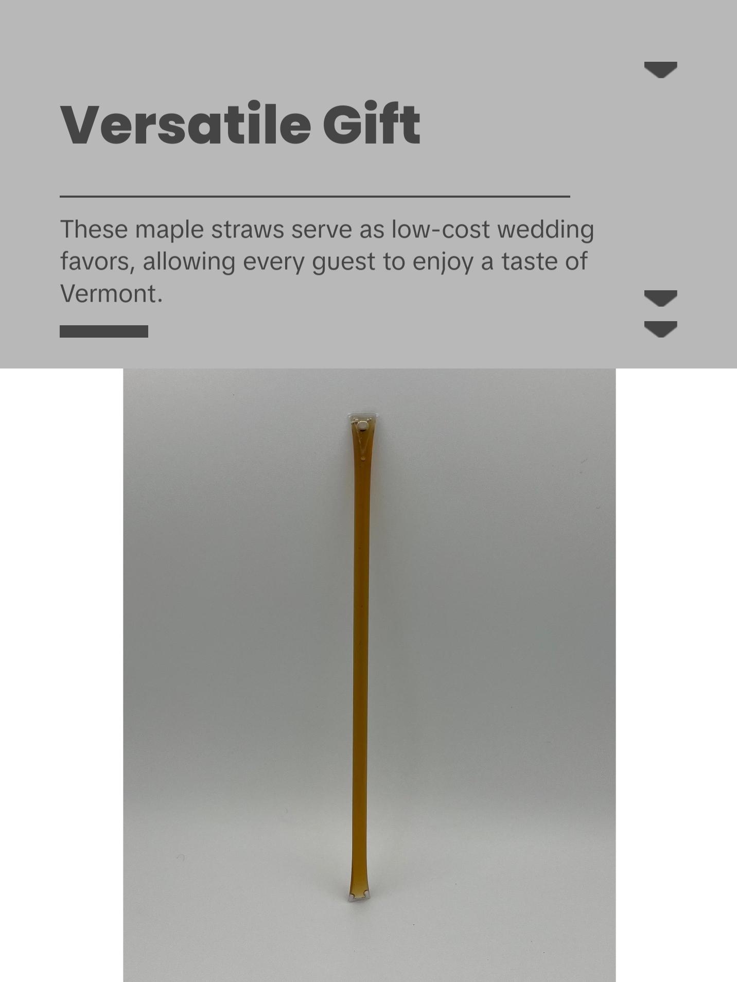 Maple Saplings - Maple Sticks - Maple Straws - 100% Pure State of Vermont Maple Syrup