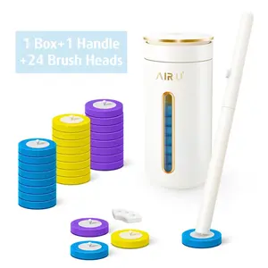 Wall-mounted disposable toilet brush - Ergonomically designed handle, no bending required for hygiene, adhesive installation for space-saving, replaceable brush heads suitable for both home and commercial use plunger set tiktok household items