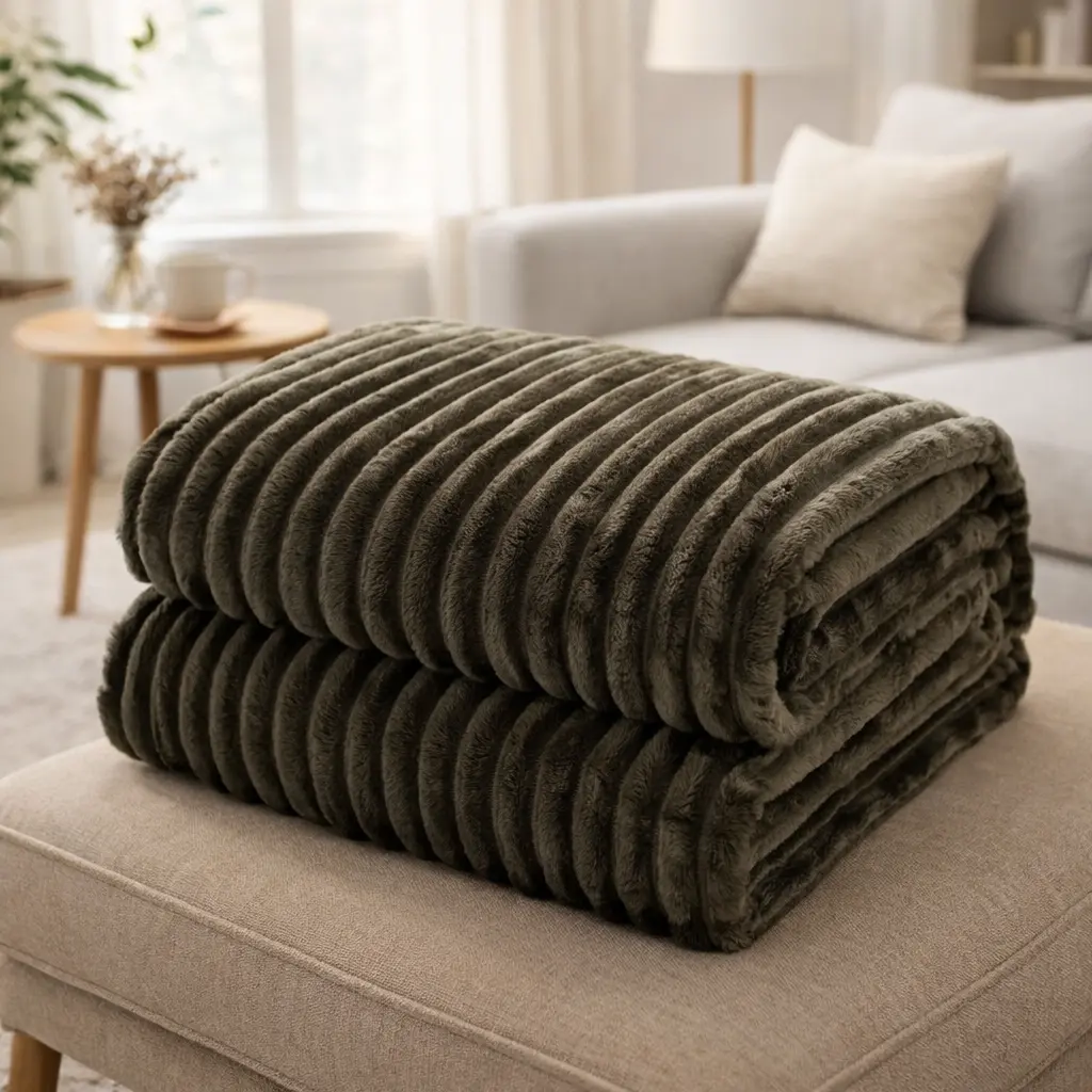 BedLoom  Fluffy Cozy Throw for Couch 300GSM | Warm Winter Blanket, Perfect Soft Layer for Bedroom & Living Room – Perfect Couch, Bed & Room Decor – Ideal House Warming Gift New Home for Women, Men & Mom