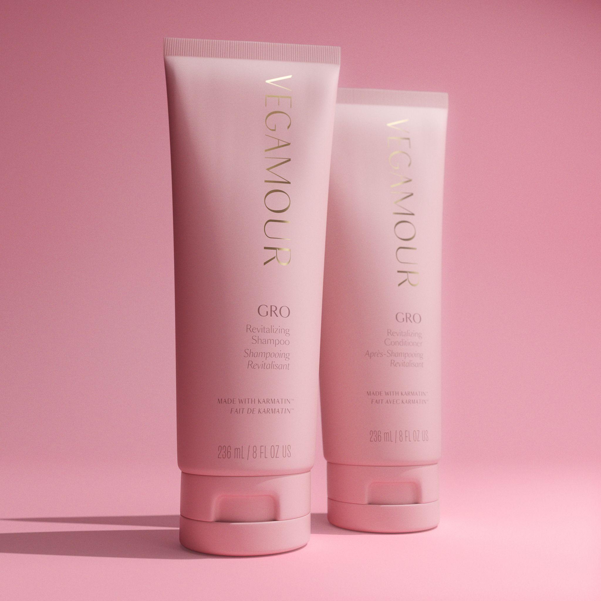 Vegamour GRO Revitalizing Shampoo & Conditioner Set | Hydrating Vegan Formula that Removes Buildup, Strengthens & Promotes Fuller, Thicker Hair, No Harsh Chemicals, All Hair Types & Color Safe Vegamour GRO Revitalizing Shampoo & Conditioner Set | Hydrating Vegan Formula that Removes Buildup, Strengthens & Promotes Fuller, Thicker Hair, No Harsh Chemicals, All Hair Types & Color Safe