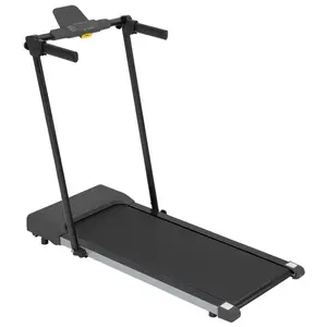 Sunny Yellow Slim Treadmill-0–7.5 mph LED Speed/Time/Distance/Calorie Tracker, Built-In Wheels, Fits Under Desk/Bed/Sofa for Home & Office Cardio treadmill Led Screen walking pad treadmills
