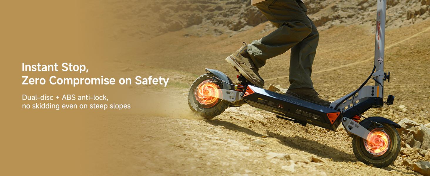 【Adventure Sport】Electric Scooter, 330LBS Max Load, 34/39 Miles Max Range, 28/32 Mph Top Speed, 1000W Powerful Motor, 10'' Off-Road Tires Scooter Electric with APP-Large Size(Sliver)