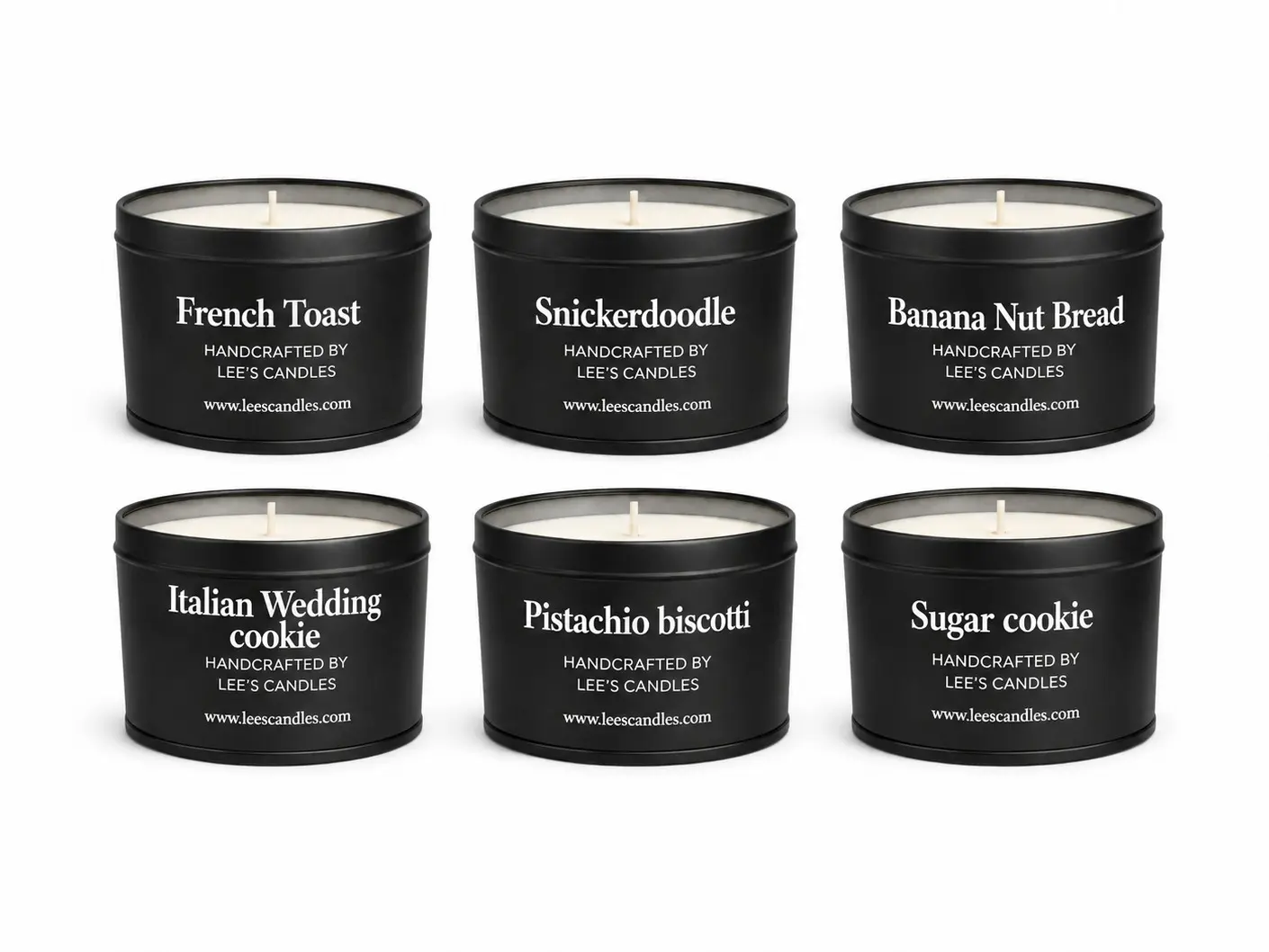 Mix & Match 3 piece Bakery Scented Inspired Candle Set
