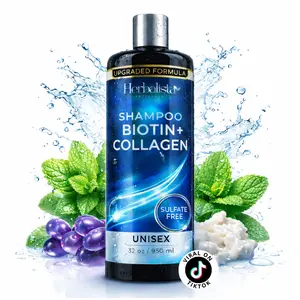 Herbalista - Viral Minoxidil | Keratin | Collagen Shampoo 32oz (950ML) - Alcohol-Free, Oil-Free Formula for Hair Growth & Hair Loss Prevention - Volumizing, Moisturizing, Unisex - Haircare