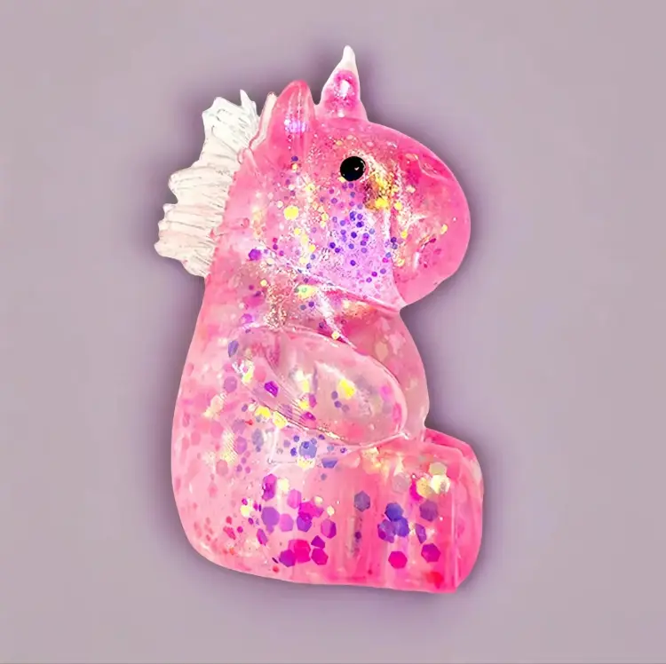 1/4PCS Unicorn Maltose Fidget Toy, Soft Stress Relief Squeeze Ball for Kids & Adults, Party Favor Squishy Hand Sensory Toy for Stress Reducing