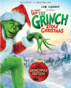 Dr. Seuss' How the Grinch Stole Christmas (Grinchmas Edition)  [BLU-RAY MOVIE] UV/HD , Digitally Mastered In HD, , Slipsleeve Packaging, Snap Case
